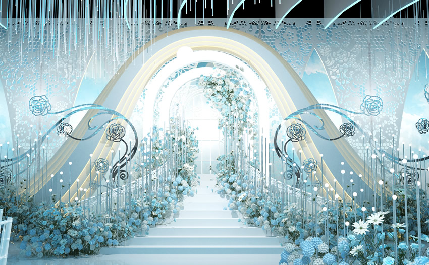 雨湖釡香烙馍村水晶厅效果展示